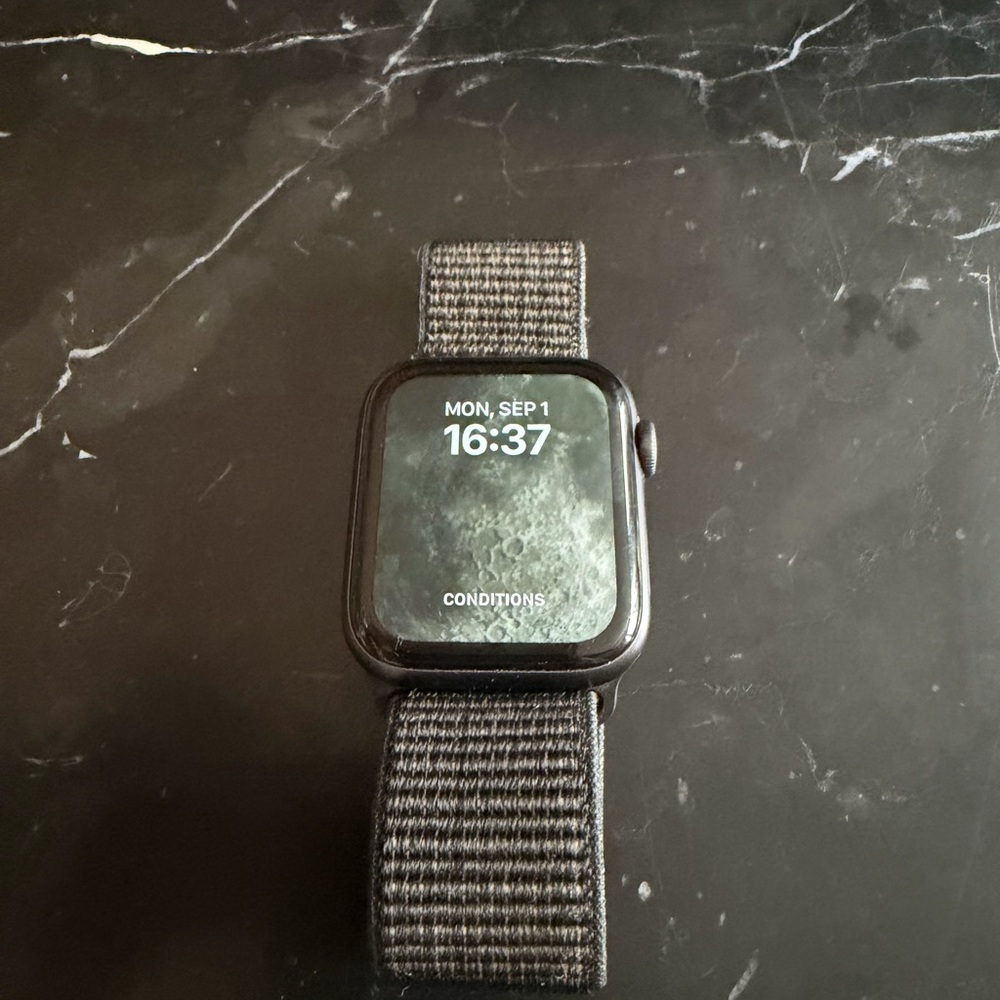 Apple Watch Series 6 44mm in black with cellular